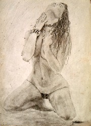 Marlene Nielsen (Pencil, 35 x 50 cm), 1995