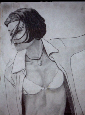 Simone (Pencil, 30 x 50 cm), 2000