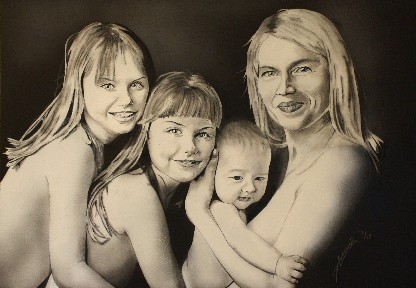The Holtmann Family, Airbrush A2 (2009)