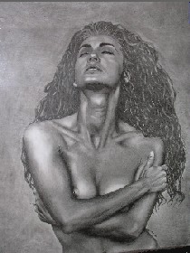 Woman (Pencil, 70 x 100 cm), 1998